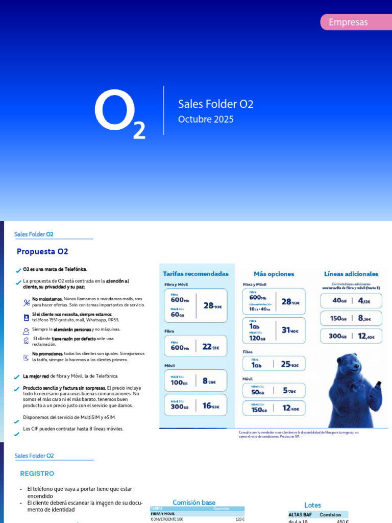 Propuesta de O2: Atención y Tarifas Justas | PDF