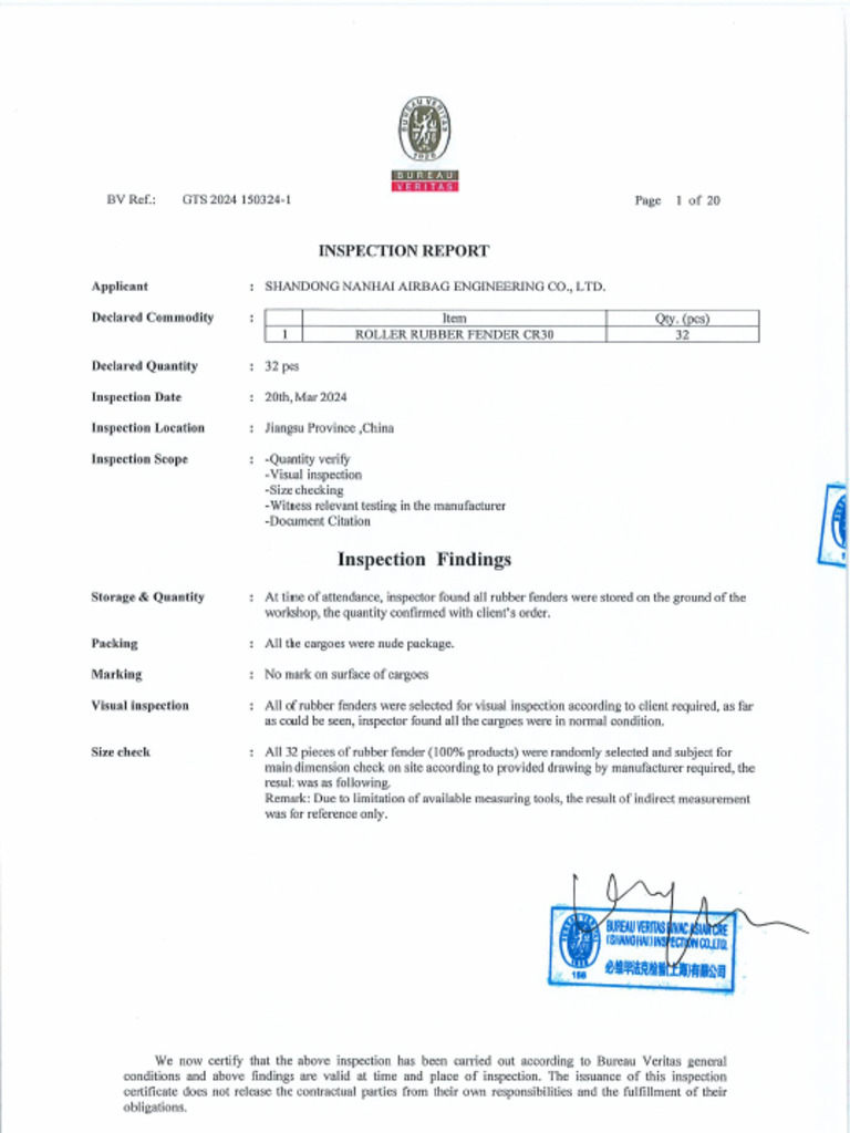 BV Test Report-1 | PDF