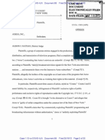 Aereo Unfair Competition Dismissal 05-24-12