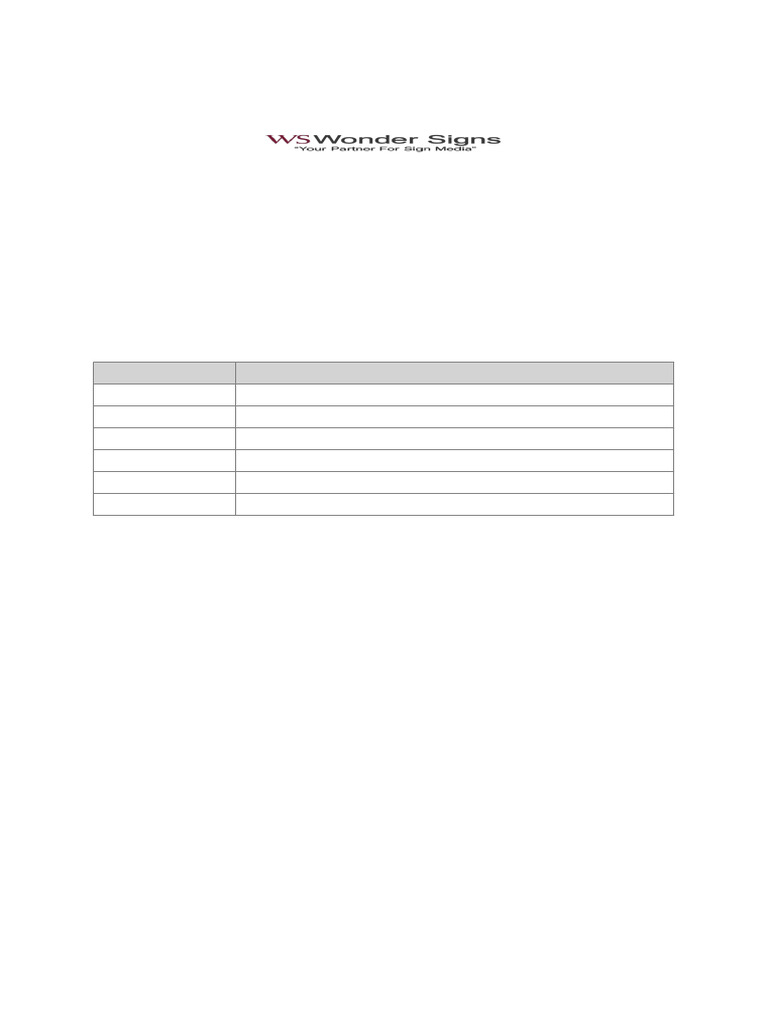 LG Wonder Signs Brochure Pro | PDF
