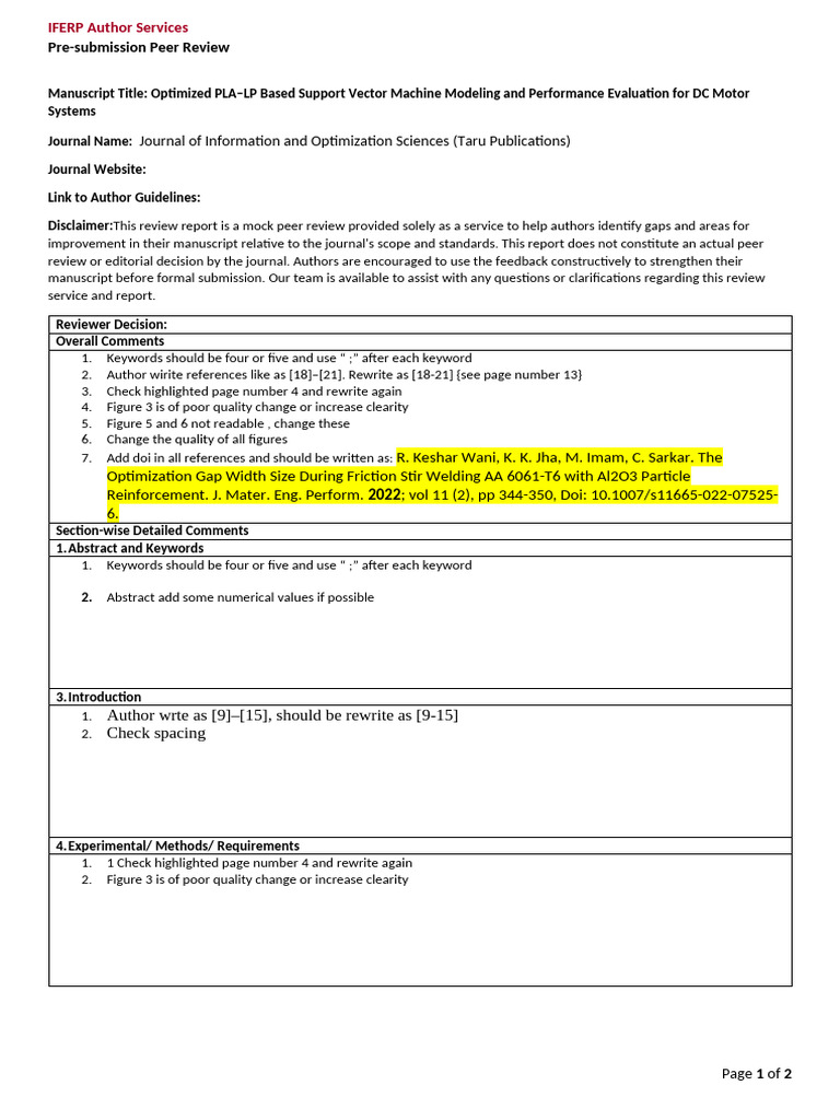 Peer review report | PDF