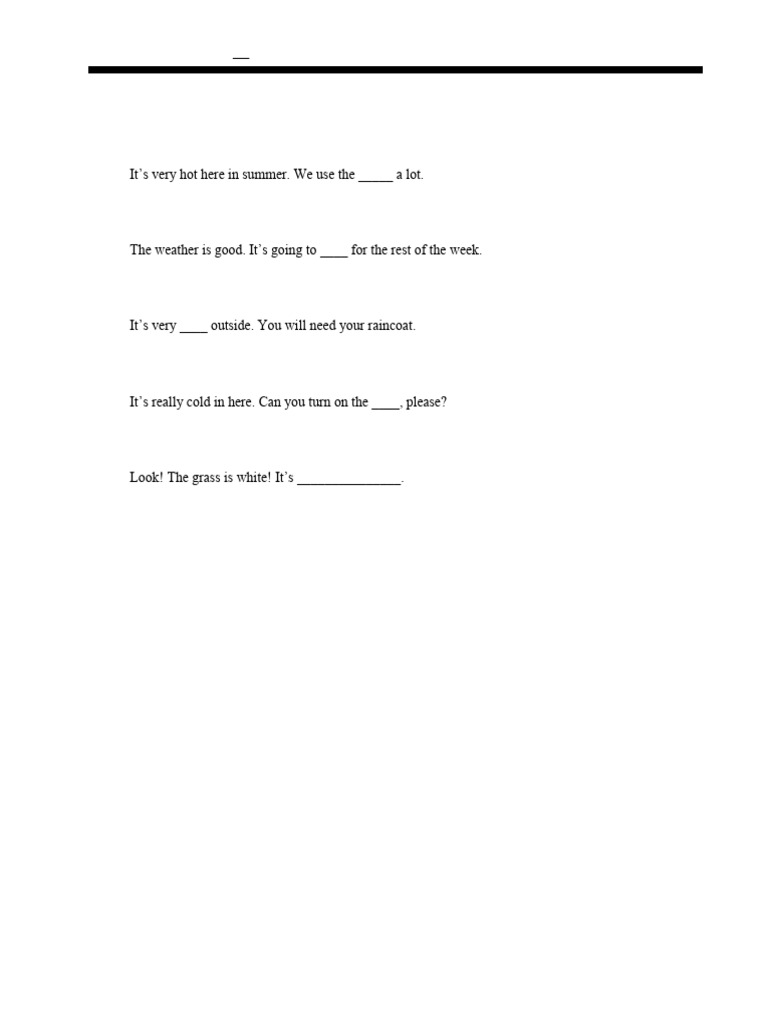 Beginner English Unit 10 Exercises | PDF