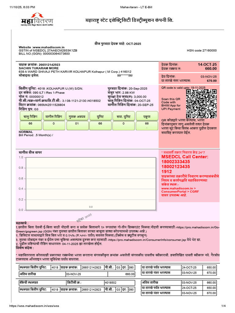 Light Bill | PDF
