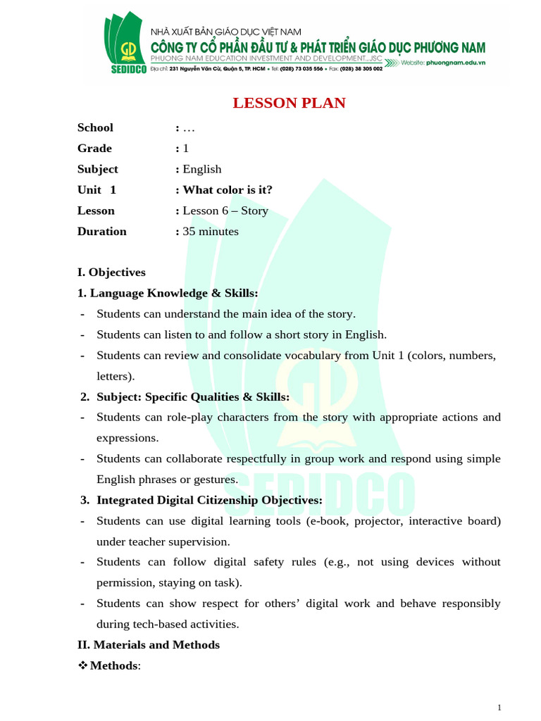 LESSON 6 | PDF | Teachers | Communication