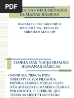 Teoria de Wanda de Aguiar Horta