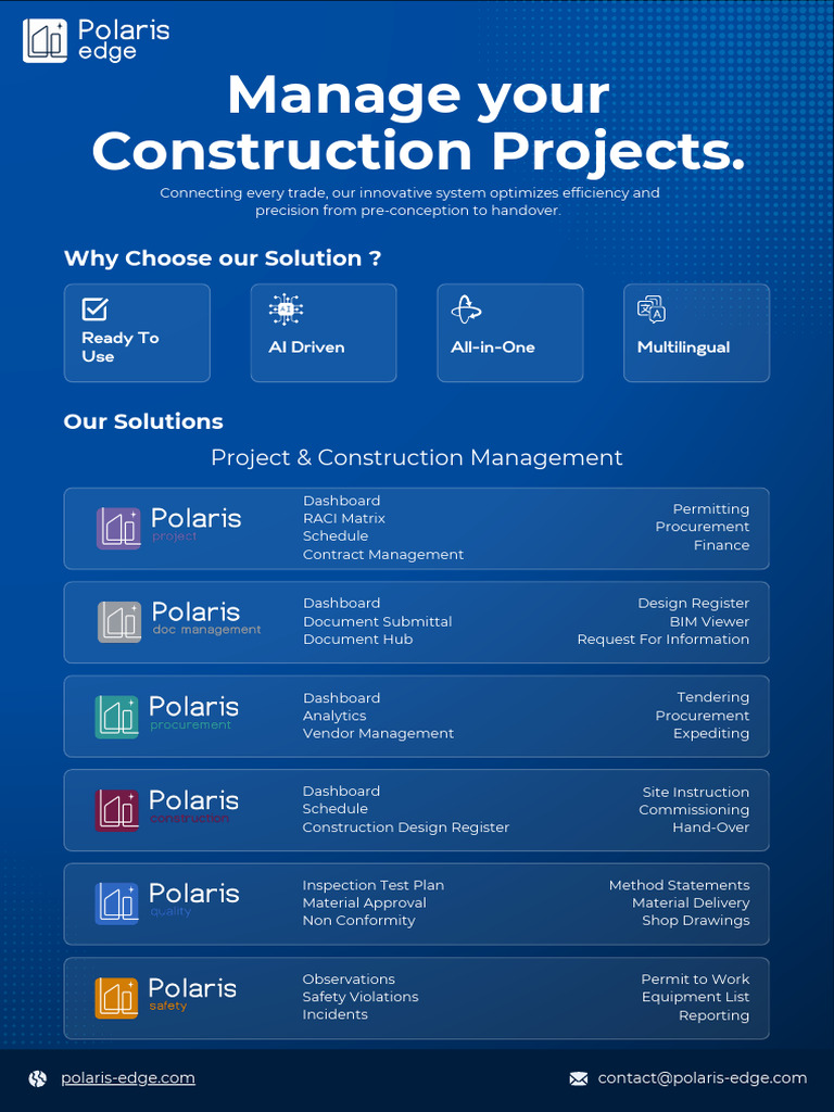 AI-Powered Construction Management Dashboard | PDF | Building ...