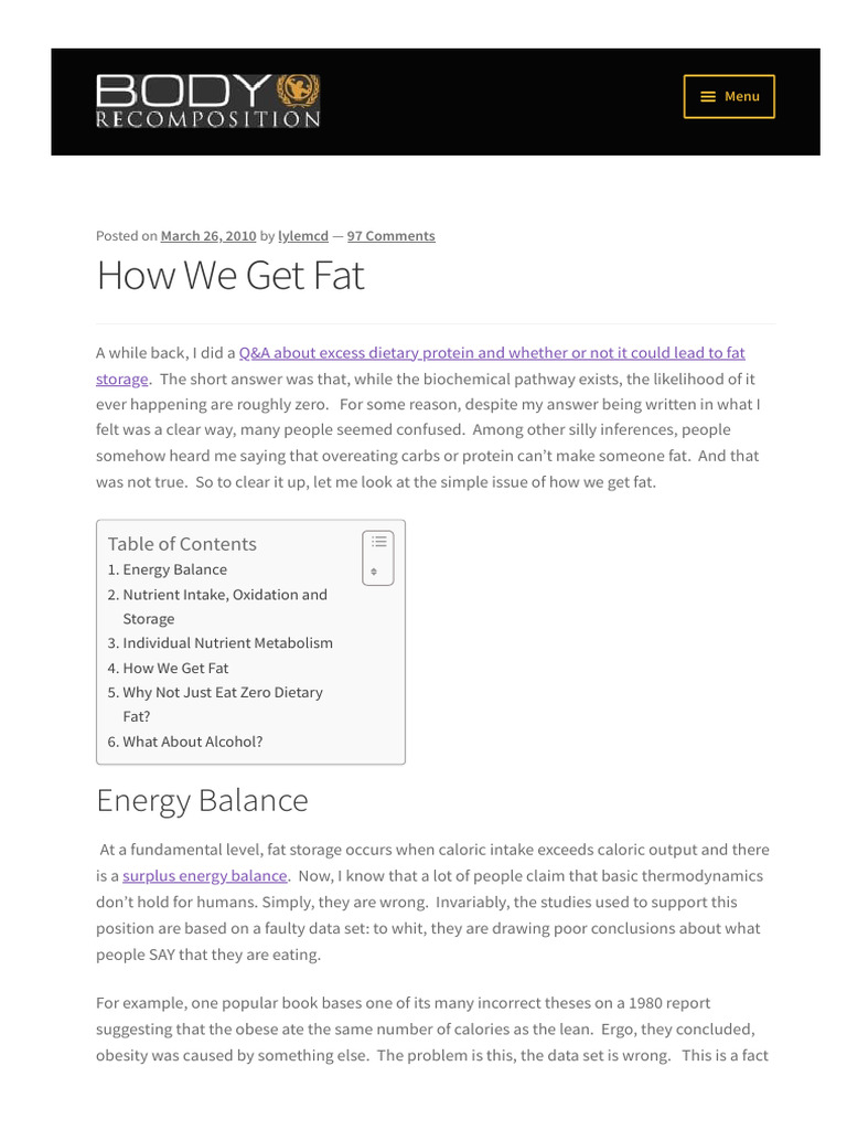 20 | PDF | Dieting | Fat