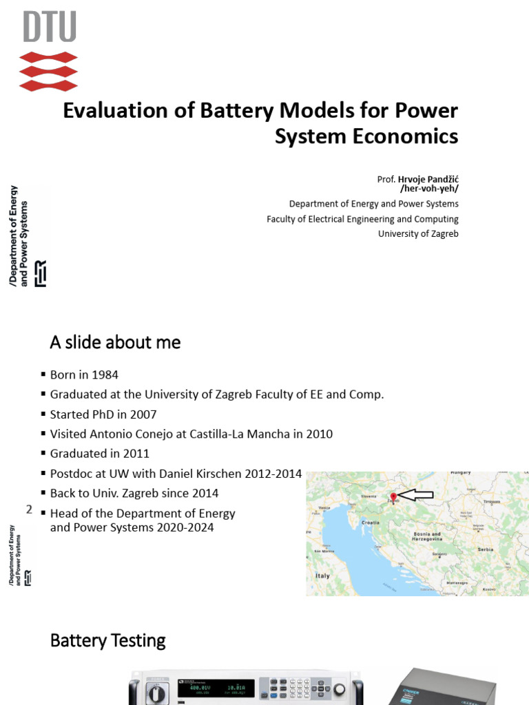 Battery Models for Power Economics | PDF | Battery Charger | Lithium ...