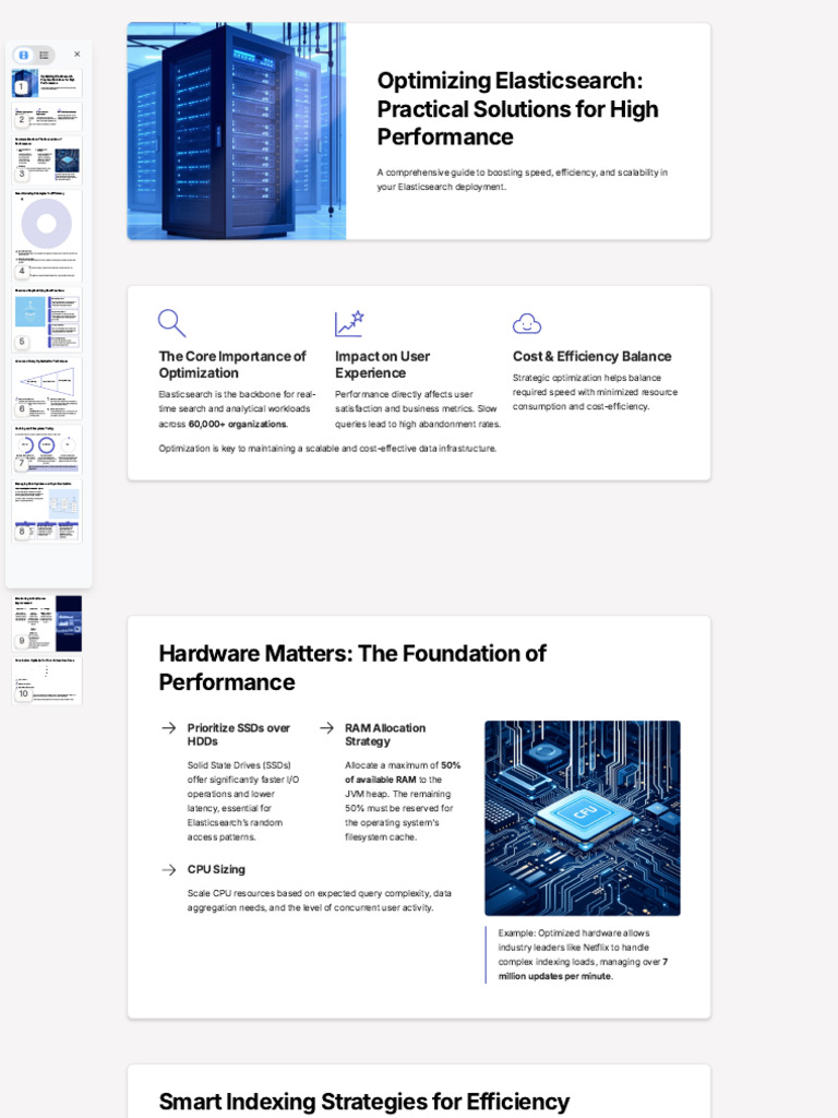 Elasticsearch Performance Optimization Guide | PDF | Cache (Computing ...