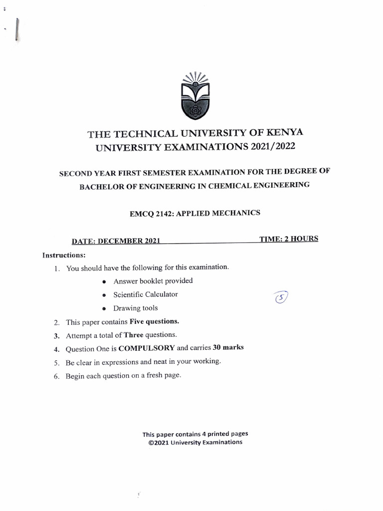 Applied Mechanics Exam 2021/2022 | PDF | Bending | Rotation