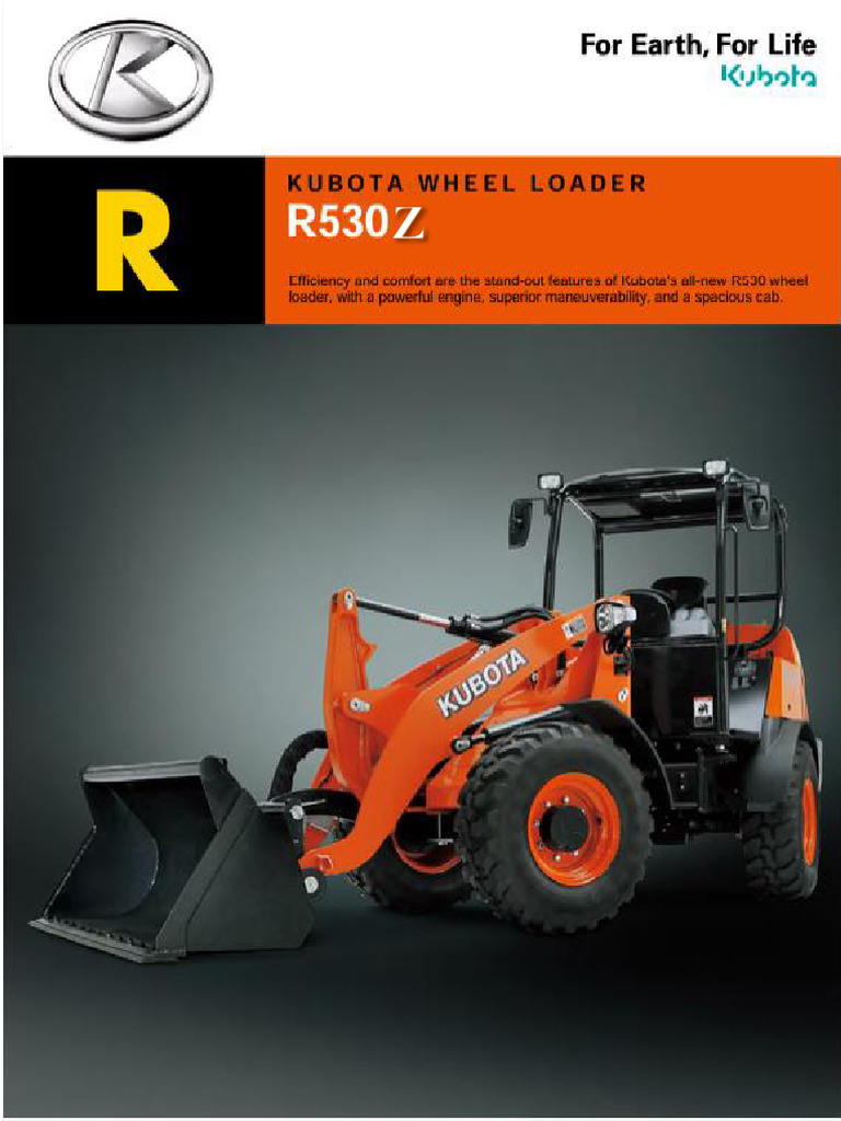 Kubota R530Z Operators Platform Parts List | PDF | Screw | Nut