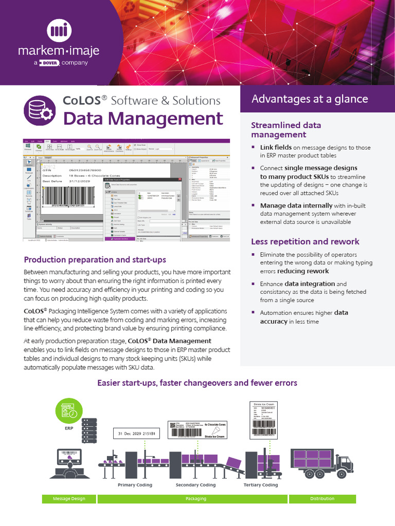 Streamlined Data Management for Packaging | PDF | Databases ...