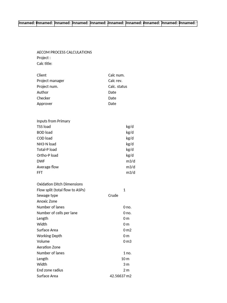 AECOM Wastewater Process Calculations | PDF | Waste Management ...