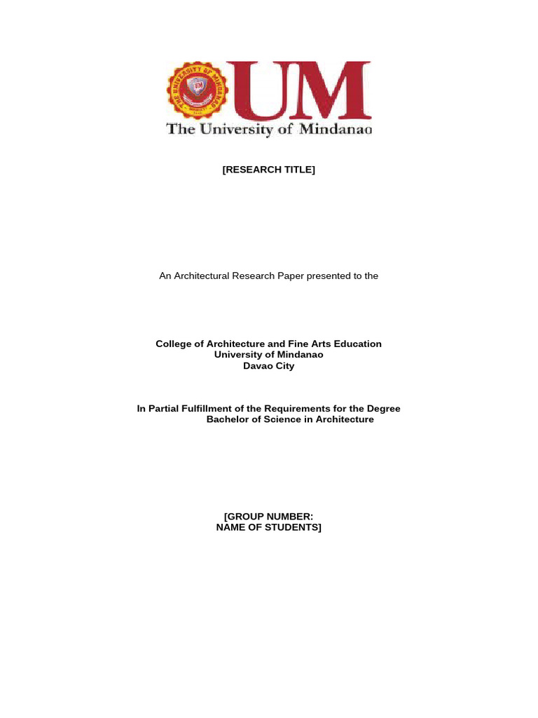 d6 CAFAE IMRAD Format For Non Thesis | PDF