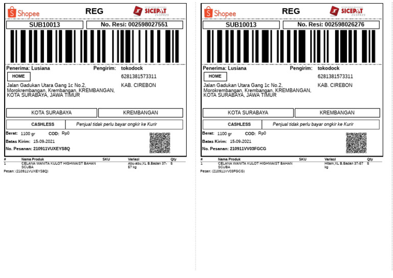 Label Pengiriman.reguler_2 (2) | PDF