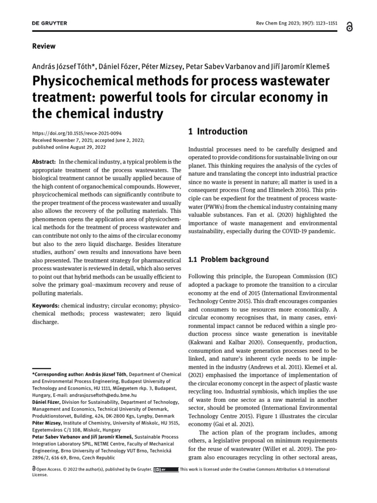 10.1515 - Revce 2021 0094 | PDF | Waste | Waste Management