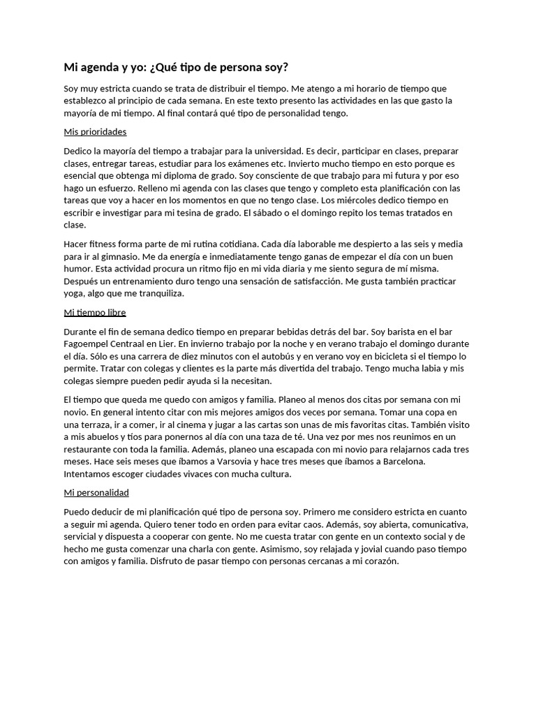 Personal Article (Spanish) | PDF