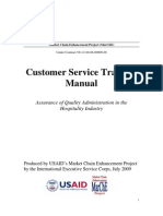 A Customer Service Training Manual