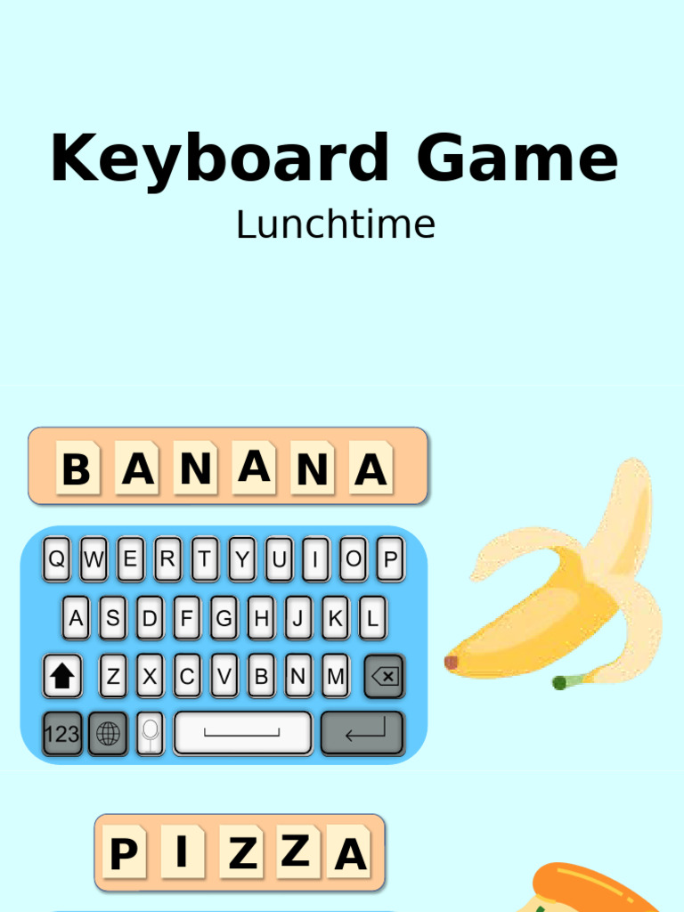 Keyboard Game - Foodlunch | PDF