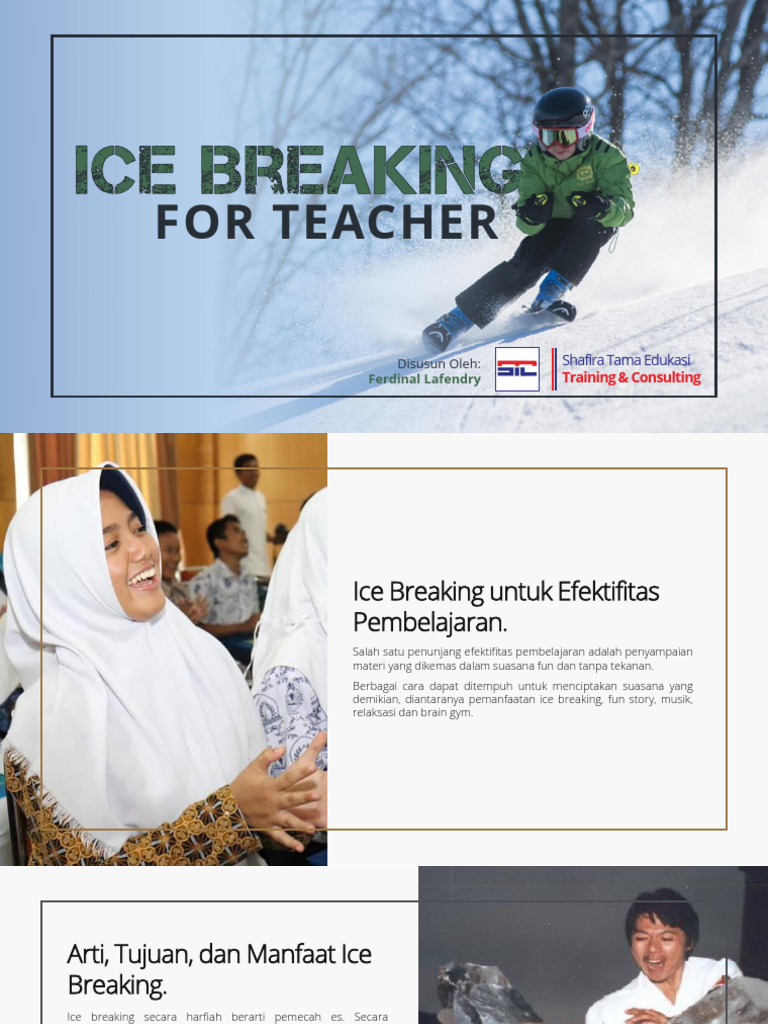 Ice Breaking untuk Pembelajaran Efektif | PDF