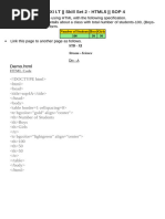 HTML Programming for Class 11 SOPs | PDF | Html | Quantum Mechanics
