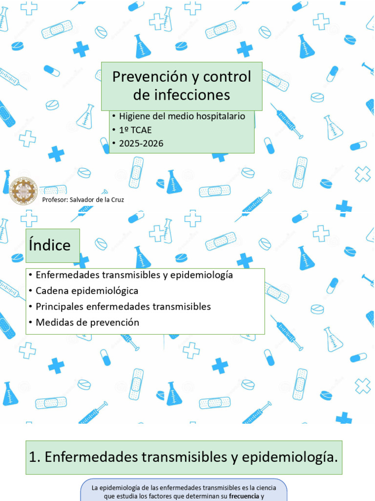 Prevencio-N y Control de Infecciones | PDF | Infección | Biología Celular)