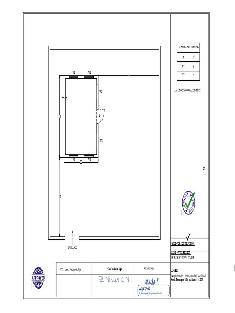 Sri Ramannajaneeya Temple Construction Plans | PDF