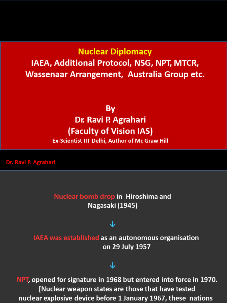 Overview of Nuclear Diplomacy and Treaties | PDF | Treaty On The Non ...