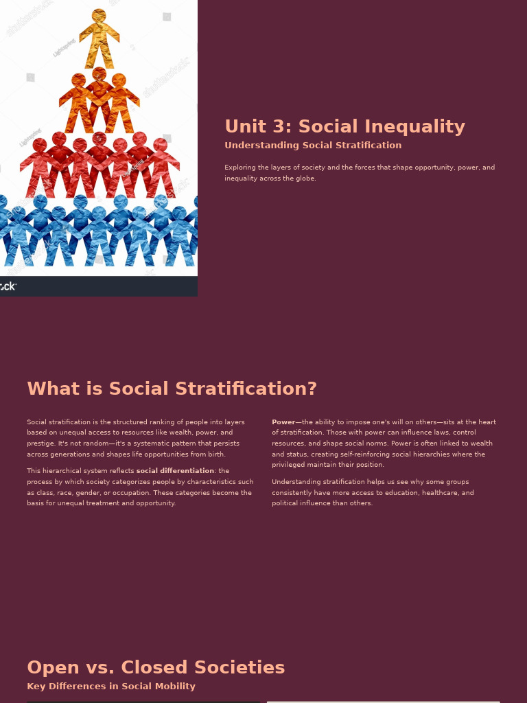 Understanding Social Stratification | PDF | Social Stratification ...