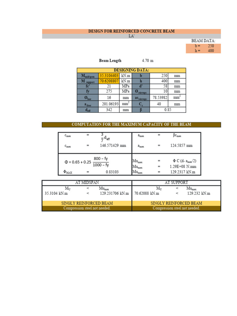 BEAM 2 | PDF | Structural Engineering | Concrete