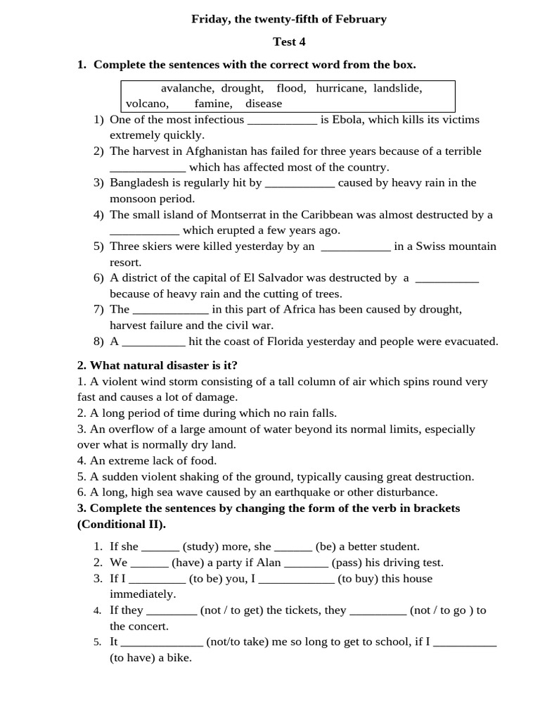 Form 10 (Test 4) | PDF