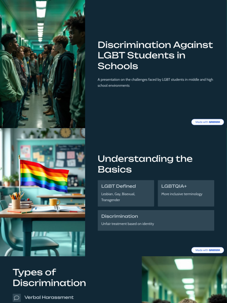 Discrimination Against LGBT Students | PDF