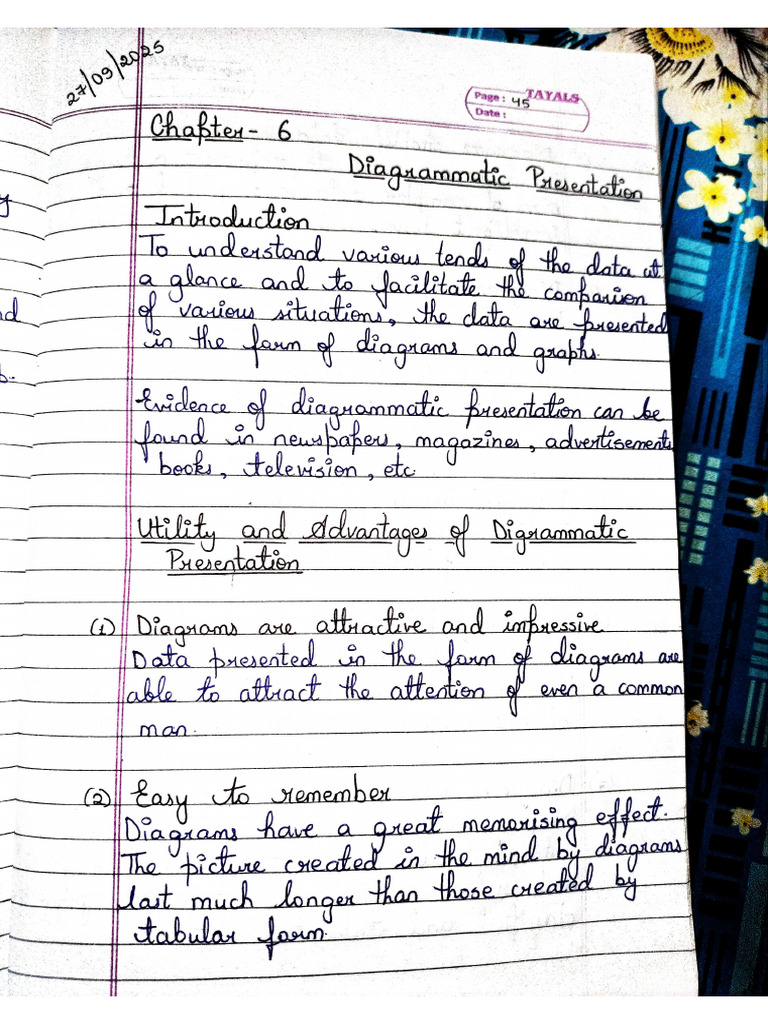 Statistics Chapter 06 Diagrammatic Representation | PDF