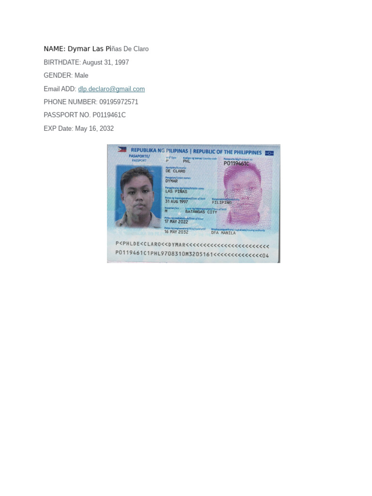 Passport | PDF