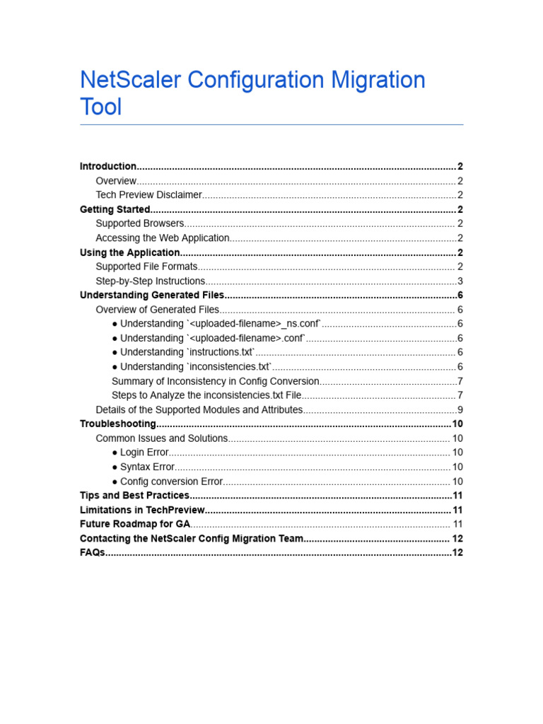 NetScaler F5 Config Migration Guide | PDF | Firewall (Computing ...