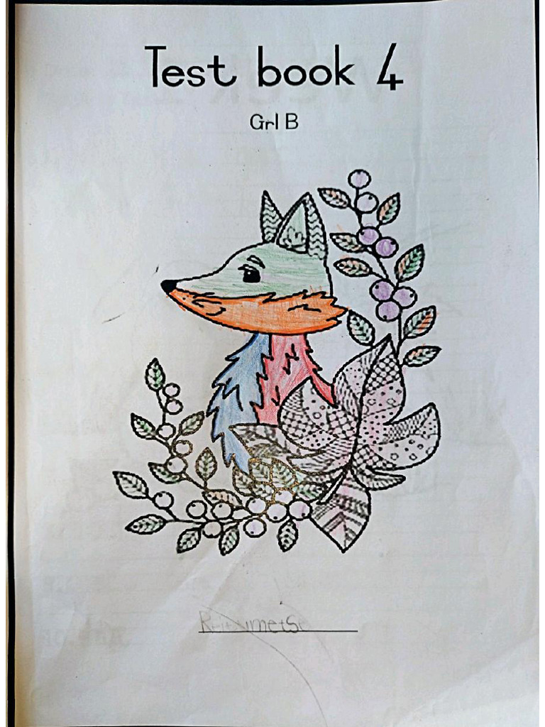 Grade 1 Test Book. Term 4 | PDF