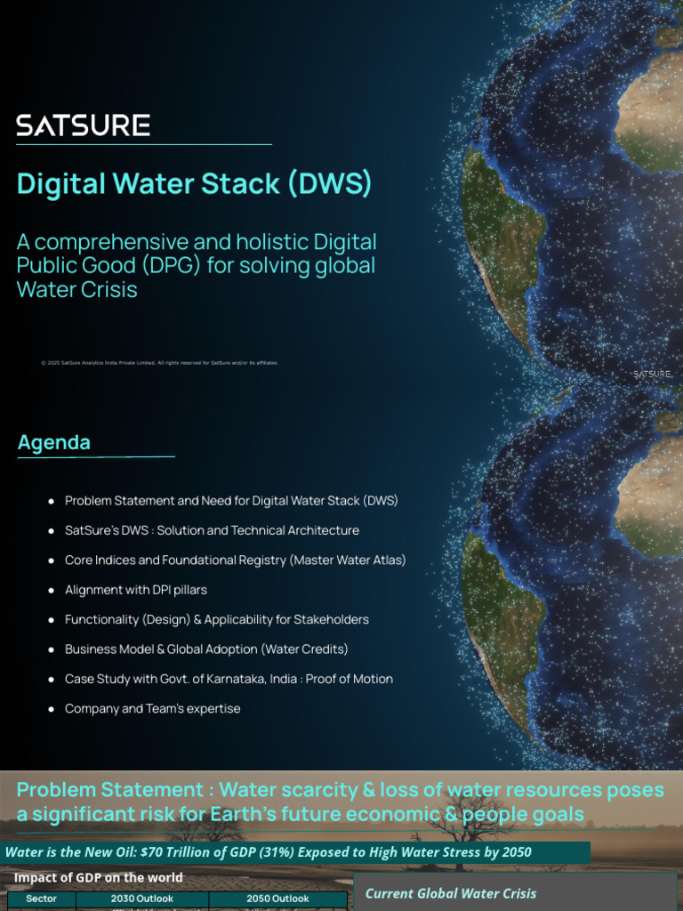 Digital Water Stack: Global Water Crisis Solution | PDF | Water ...