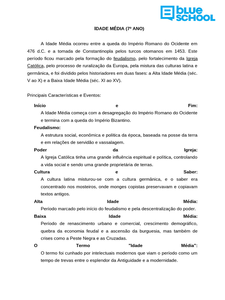 Idade Média | PDF