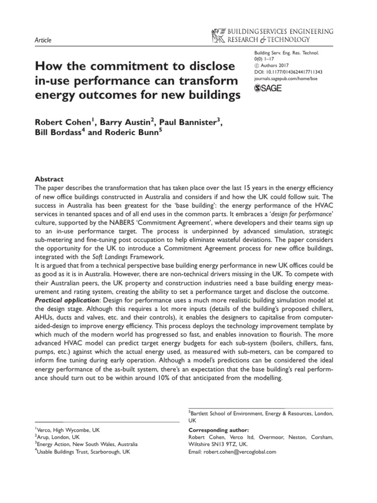 Transforming Energy Efficiency in UK Offices | PDF