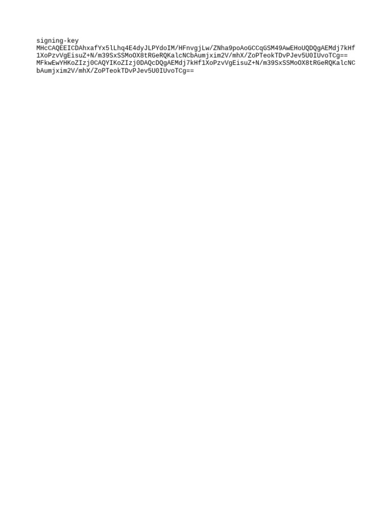 Security Keys | PDF
