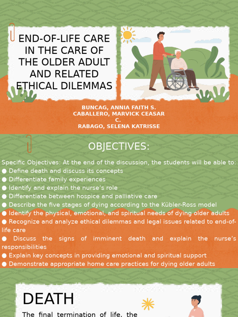 End-of-Life Care for Older Adults | PDF | Palliative Care | End Of Life ...