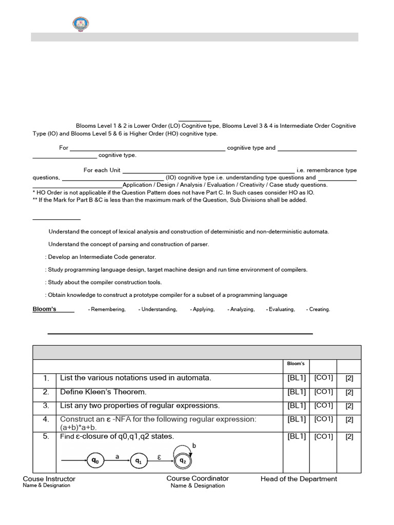 23IT1501 - ATCE - Question - Bank - 2025-2026 - COE UPDATE | PDF ...
