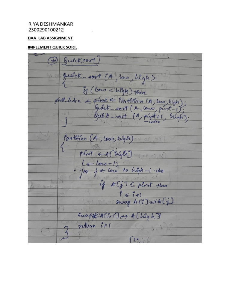 Assign 2 DAA | PDF | Software Engineering | Computing