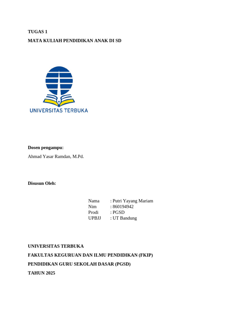 Kesulitan Belajar dan Inovasi Pendidikan SD | PDF