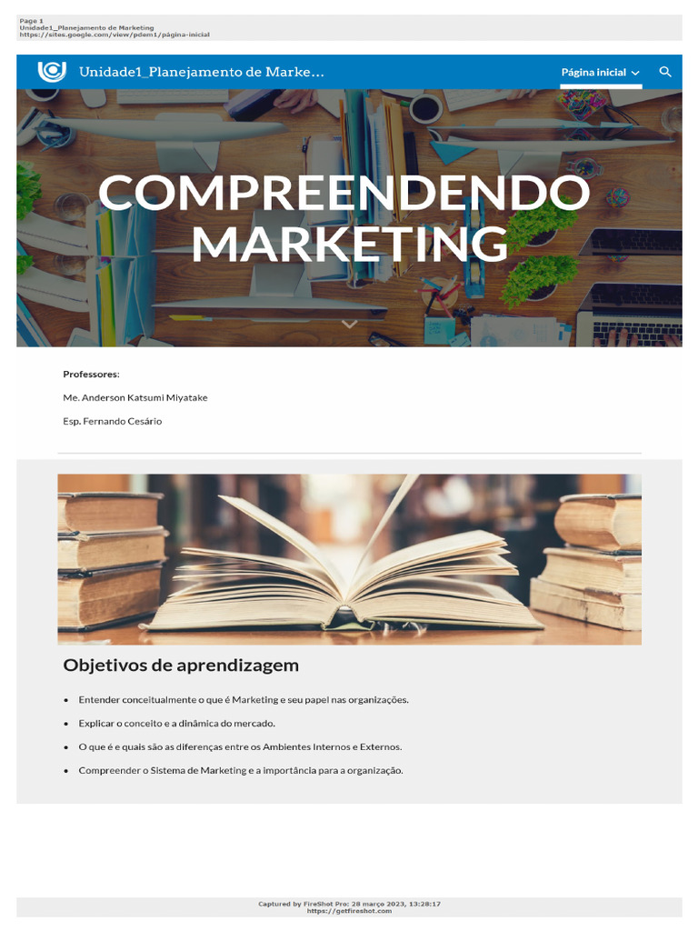 Fundamentos do Planejamento de Marketing | PDF | Marketing | Mercado ...
