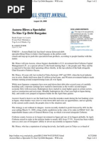 Download WSJ - Aozora Hires Brian F Prince by Brian F Prince SN94709674 doc pdf