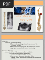 Cervical Spine X-ray Positioning Guide | PDF