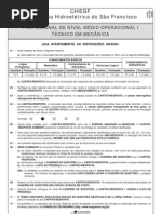 prova 4 - técnico em mecânica (CHESF)
