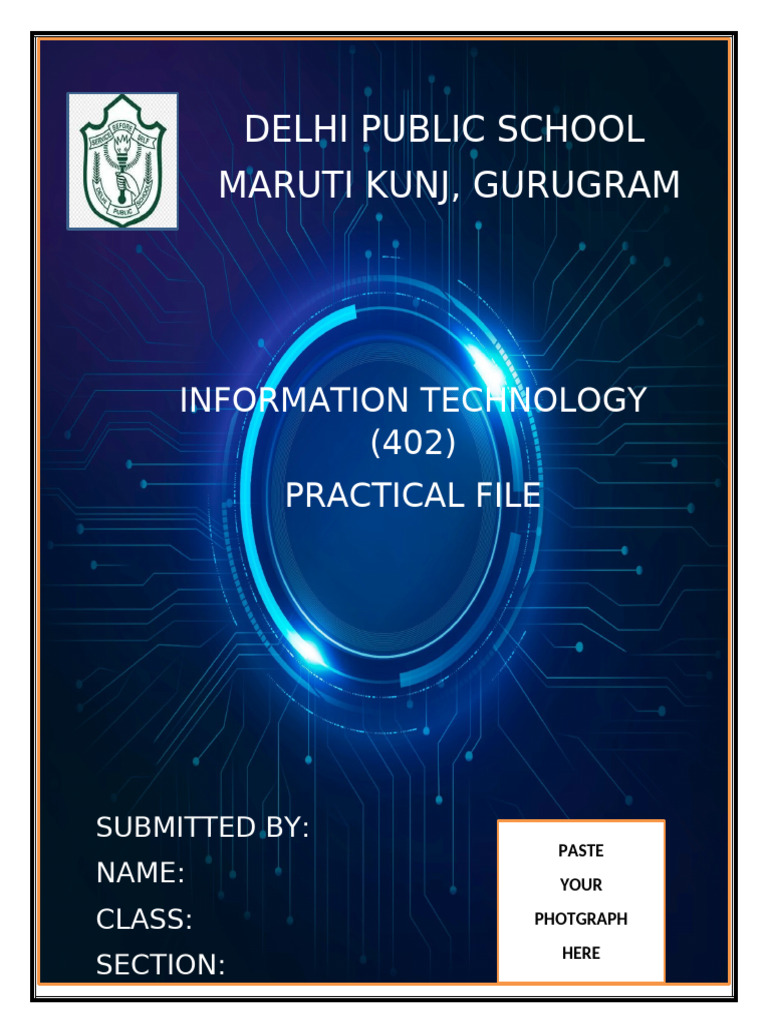 Class 10 IT Practical File 2025-26 | PDF | Spreadsheet | Computing