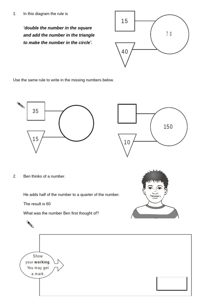 Math Puzzles: Solving Number Problems | PDF